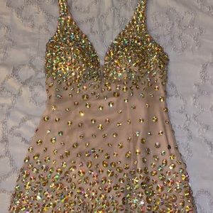 Beautiful heavy sheer dress ! Perfect for birthday!